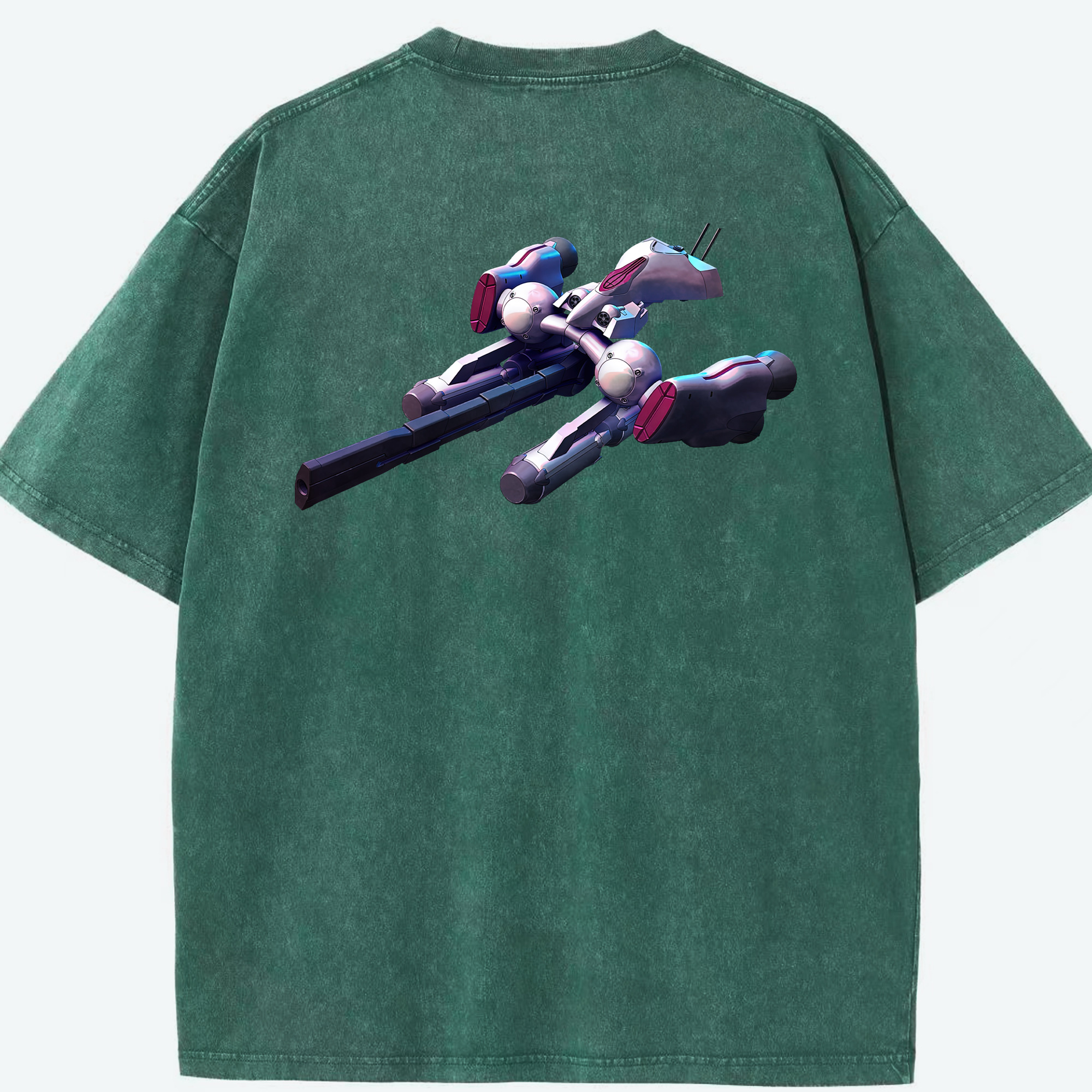 （画像用） 機動戦士ガンダム Mobile Suit Gundam 綿100% ヴィンテージ風 半袖Tシャツ（背面プリント）